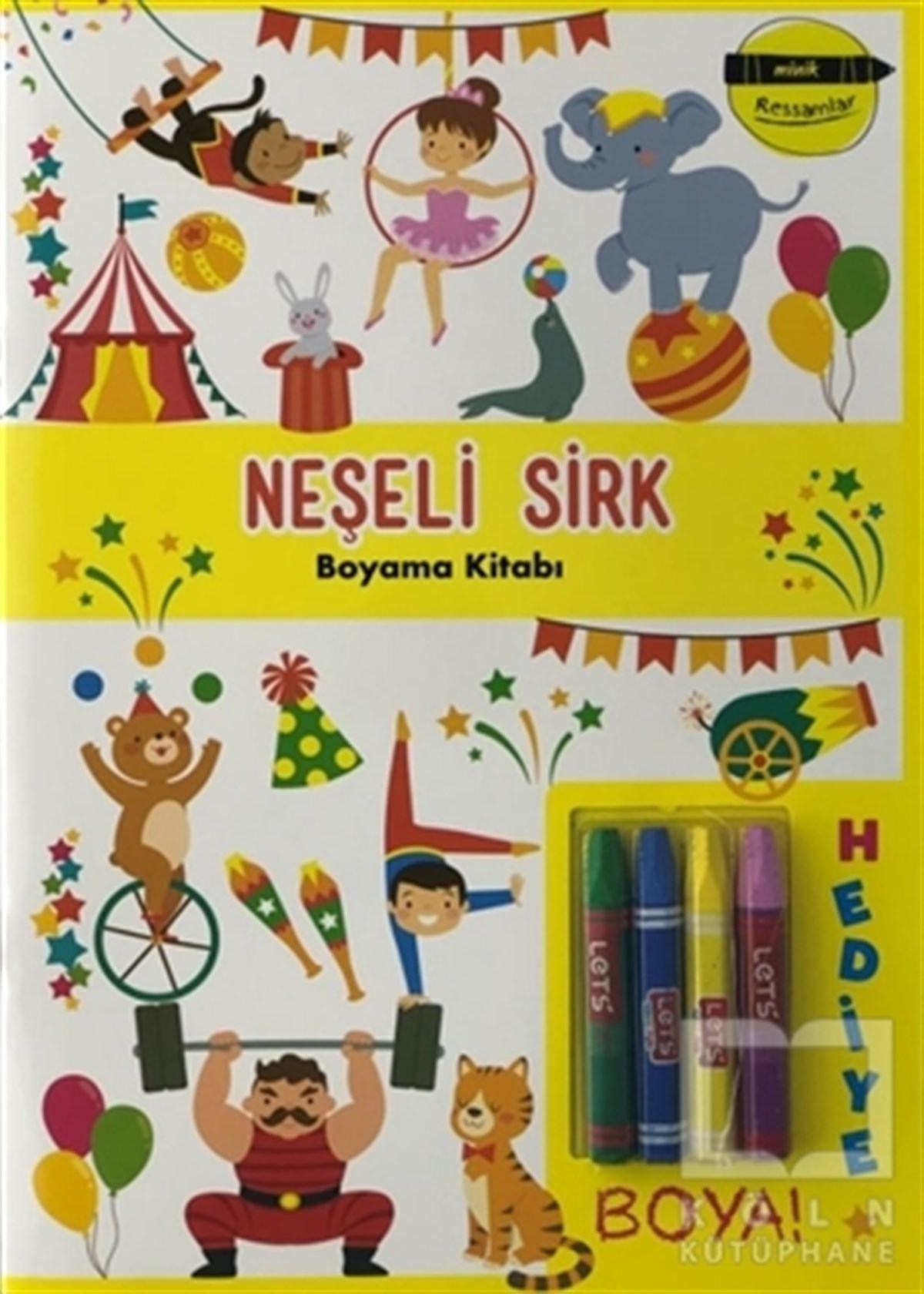 KolektifBoyama KitaplarıNeşeli Sirk Boyama Kitabı - Minik Ressamlar