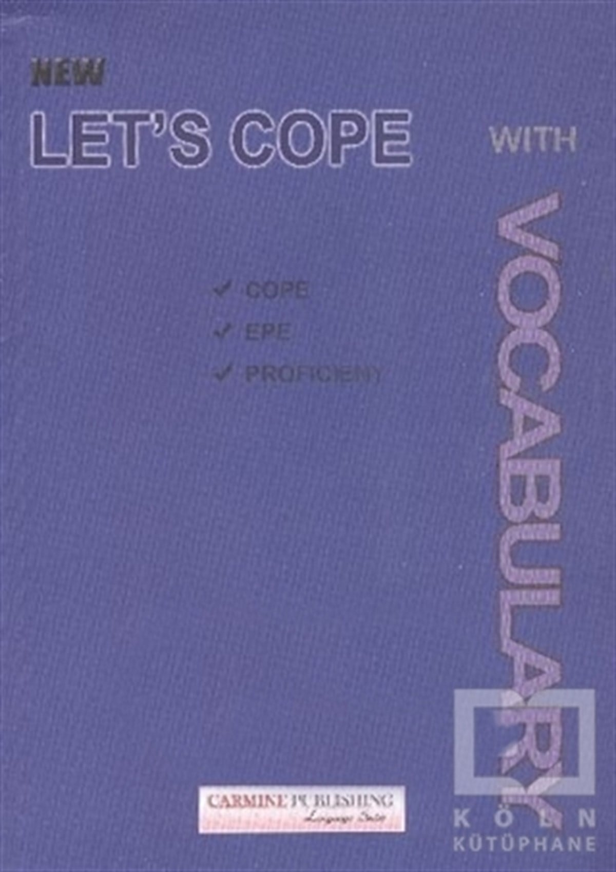 Deniz Göktepe SalttürkDil ÖğrenimiNew Let's Cope With Vocabulary