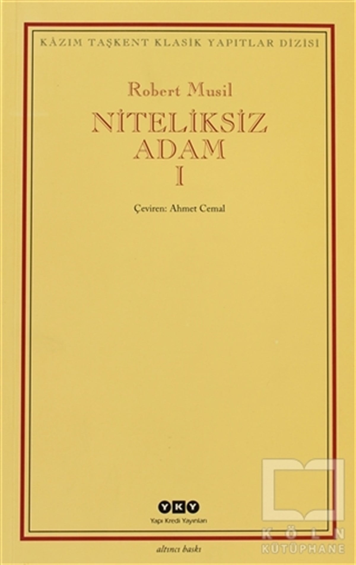 Robert MusilAlman EdebiyatıNiteliksiz Adam 1