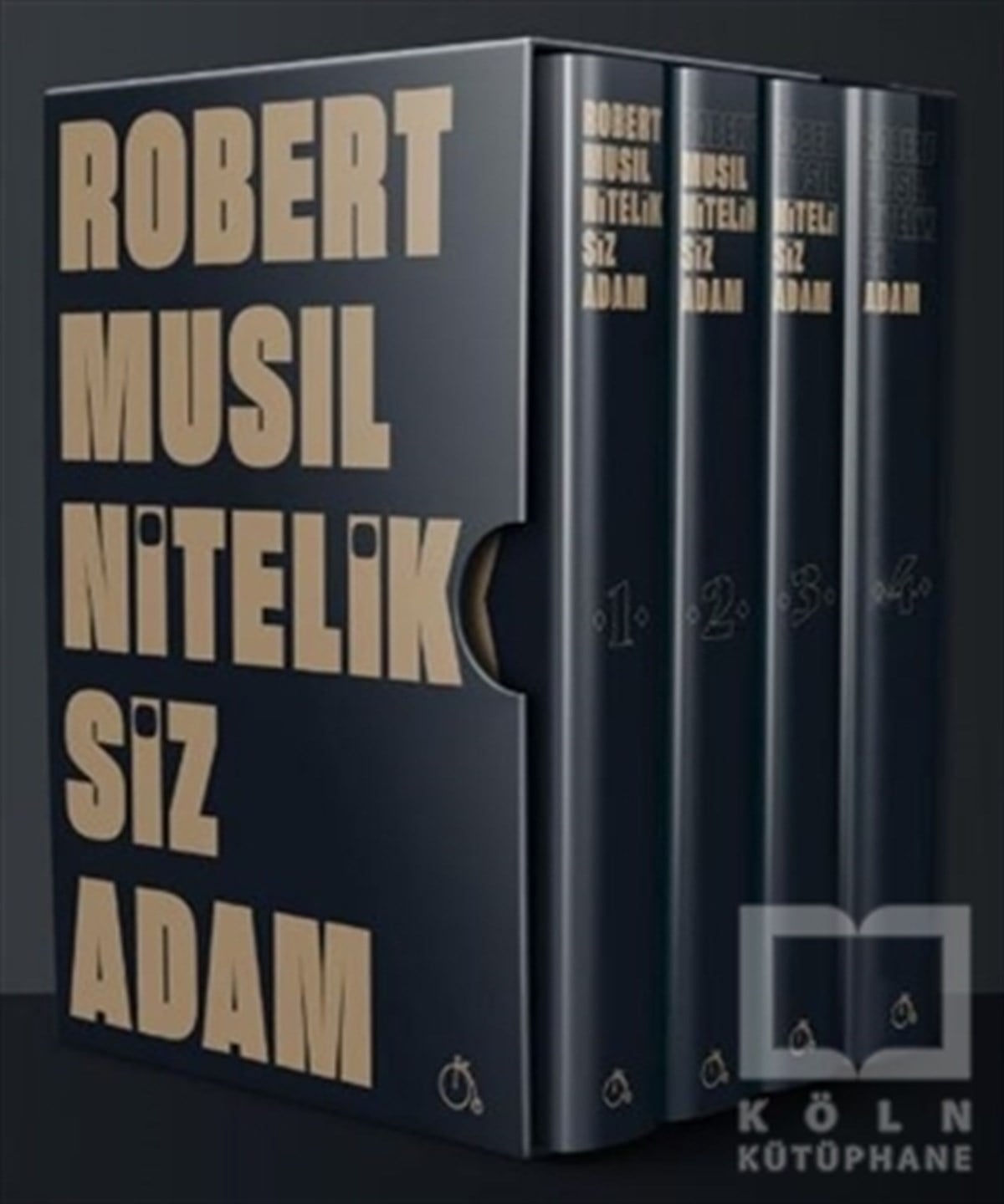 Robert MusilRomanNiteliksiz Adam (4 Kitap Takım)