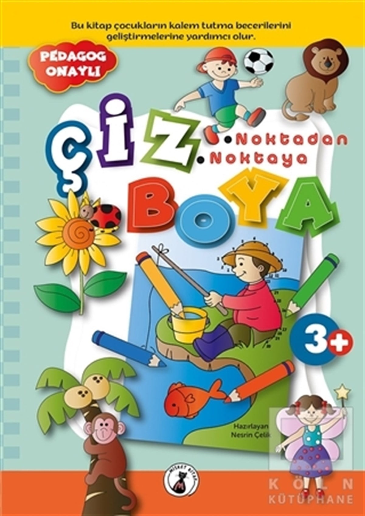 Nesrin ÇelikBoyama KitaplarıNoktadan Noktaya Çiz Boya 3+ Yaş