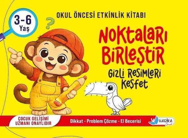 KolektifEgitim Etkinlik KitaplariNoktaları Birleştir - Gizli Resimleri Keşfet 3 - 6 Yaş