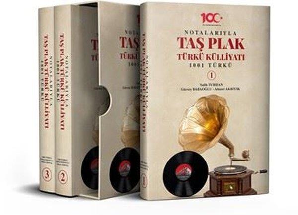 Abuzer AkbıyıkMüzik KitaplarıNotalarıyla Taş Plak Türkü Külliyatı 1001 Türkü Seti - 3 Kitap Takım