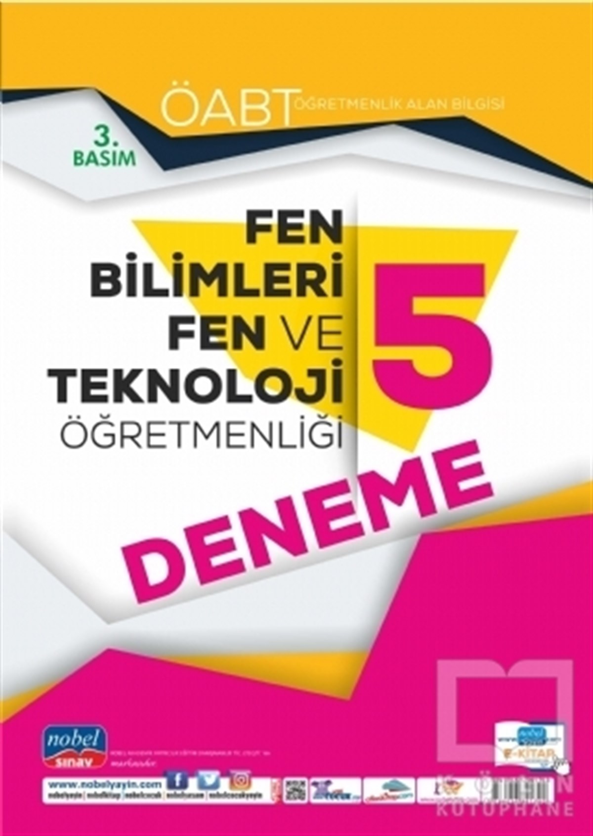 KolektifSınavlara Hazırlık KitaplarıÖABT Fen Bilimleri ve Teknoloji Öğretmenliği Öğretmenlik Alan Bilgisi 5 Deneme