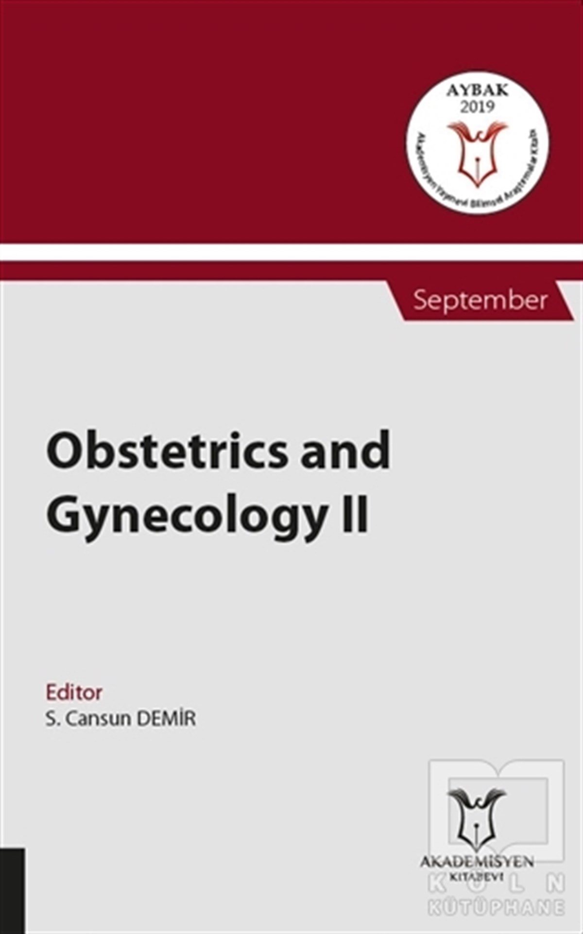 S. Cansun DemirAkademikObstetrics and Gynecology 2 - September