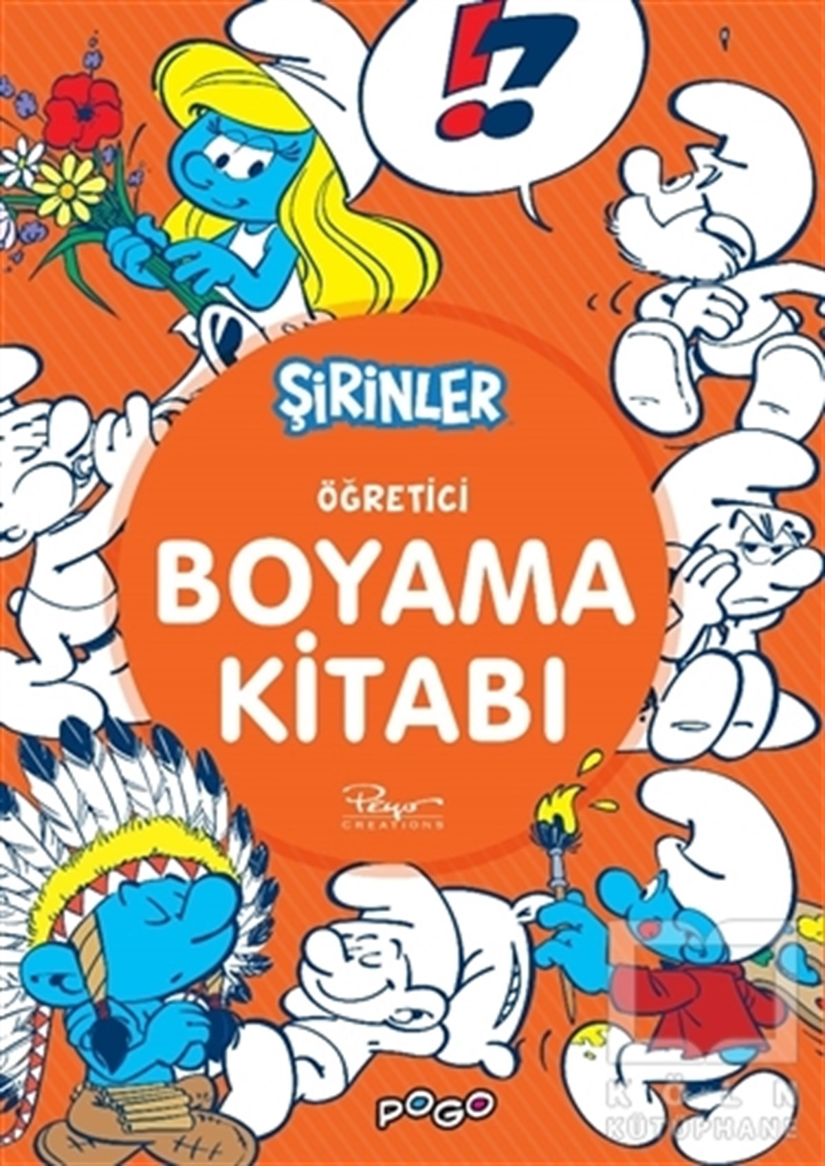 KolektifBoyama KitaplarıÖğretici Boyama Kitabı - Şirinler