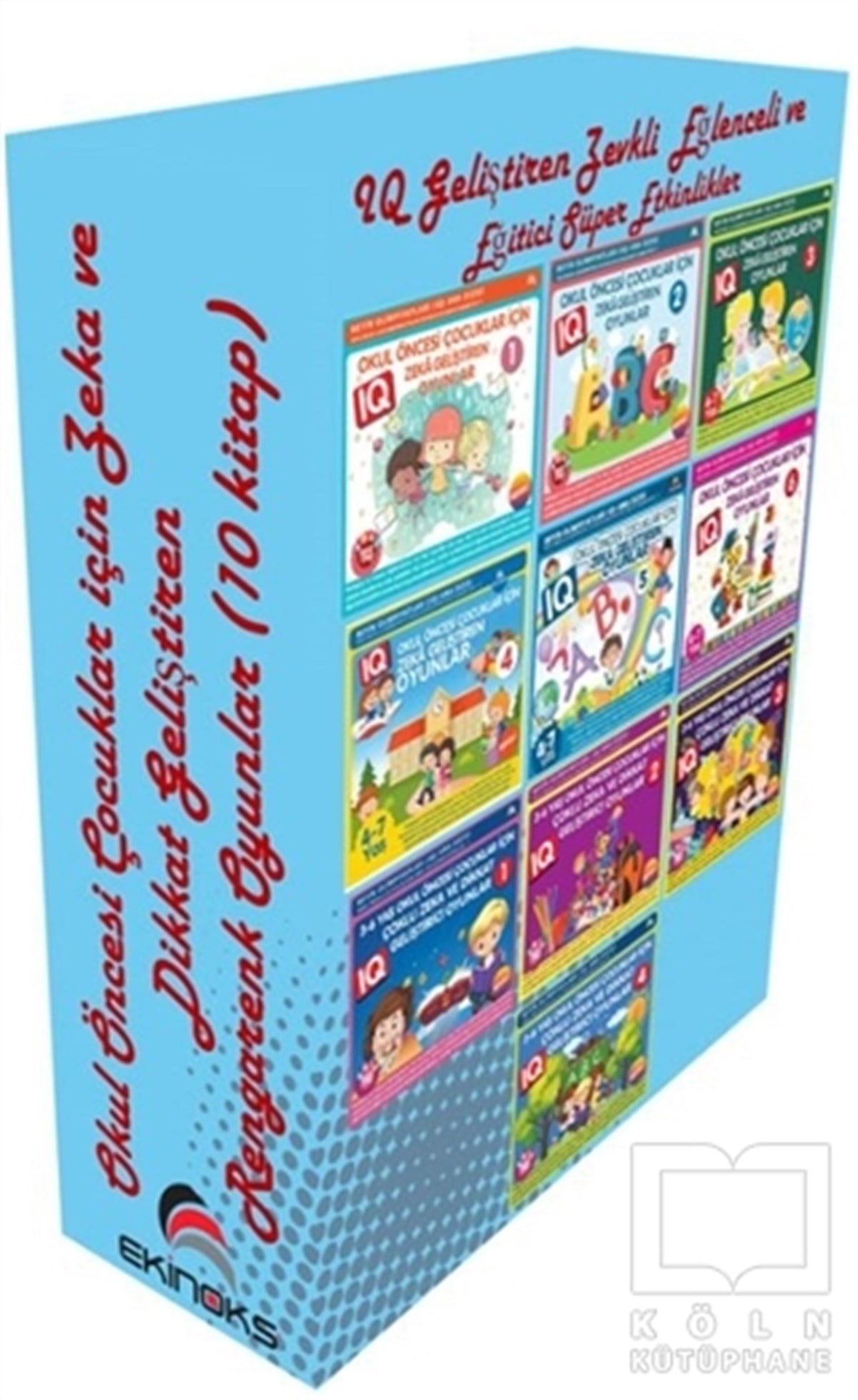 Bahar ÇelikZeka GelişimiOkul Öncesi Çocuklar için Zeka ve Dikkat Geliştiren Rengarenk Oyunlar (10 Kitap Takım)