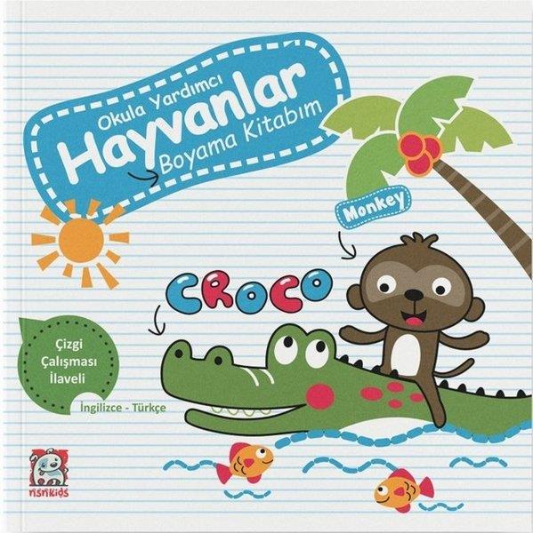 KolektifEgitim Etkinlik KitaplariOkula Yardımcı Hayvanlar Boyama Kitabım