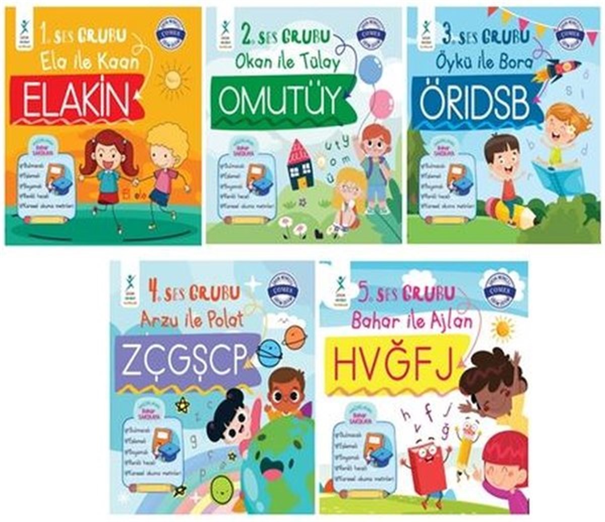 KolektifEgitim Etkinlik KitaplariOkumaya Başlıyorum Ses Grupları Seti