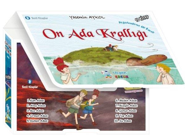 Yasemin AykolÇocuk Gençlik RomanlarıOn Ada Krallığı Seti - 10 Kitap Takım