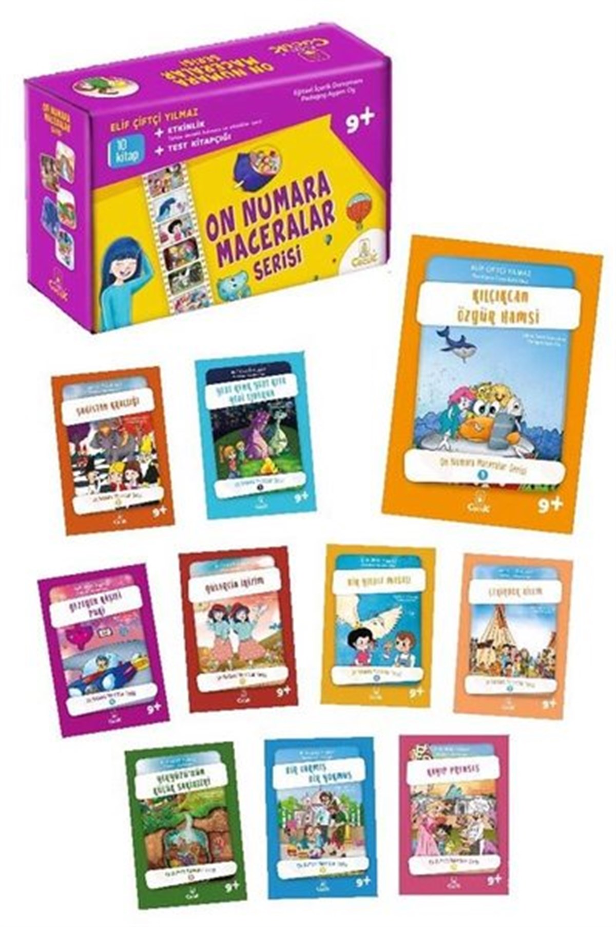 Elif Çiftçi YılmazÇocuk Gençlik RomanlarıOn Numara Maceralar Serisi Seti - 10 Kitap Takım