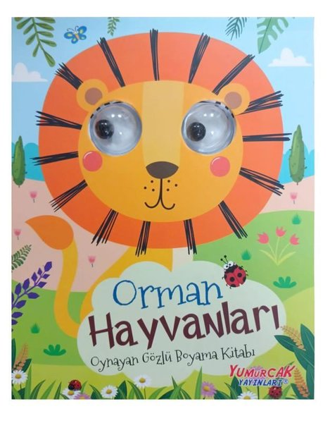 KolektifBoyama KitaplarıOrman Hayvanları - Oynayan Gözlü Boyama Kitabı