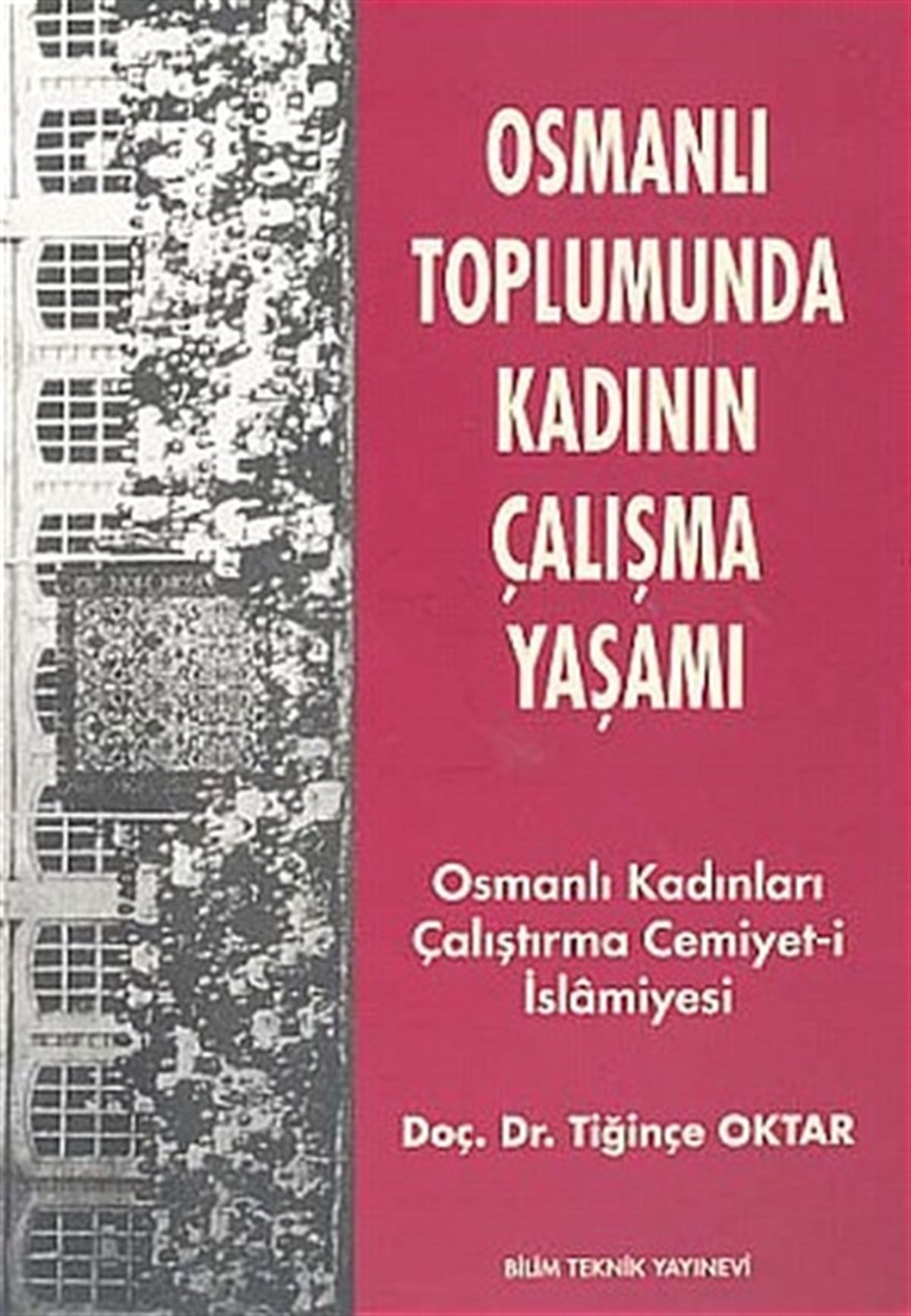 Tiğinçe OktarOsmanli TarihiOsmanlı Toplumunda Kadının Çalışma YaşamıOsmanlı Kadınları Çalıştırma Cemiyet-i İslamiyesi
