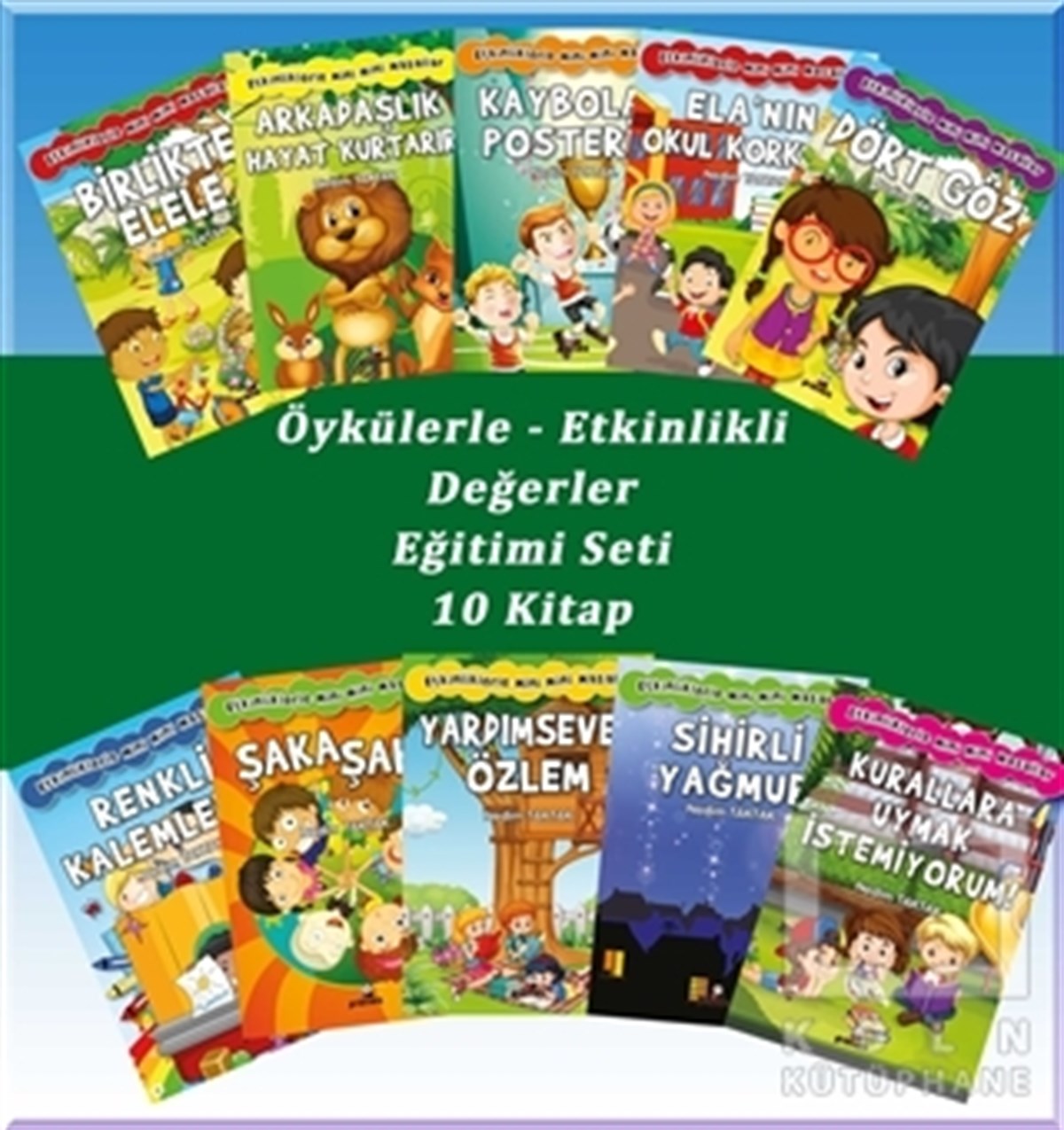 Nedim TaktakEtkinlik KitaplarıÖykülerle Etkinlikli Değerler Eğitimi Seti (10 Kitap Takım)