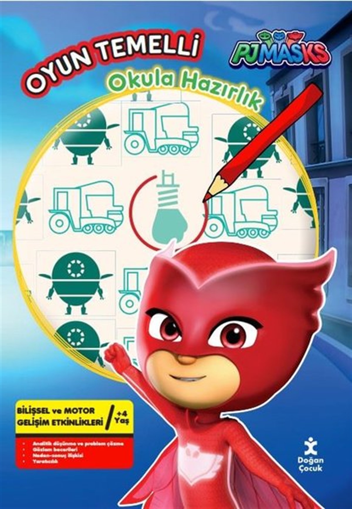 KolektifEgitim Etkinlik KitaplariOyun Temelli Okula Hazırlık - Pjmasks