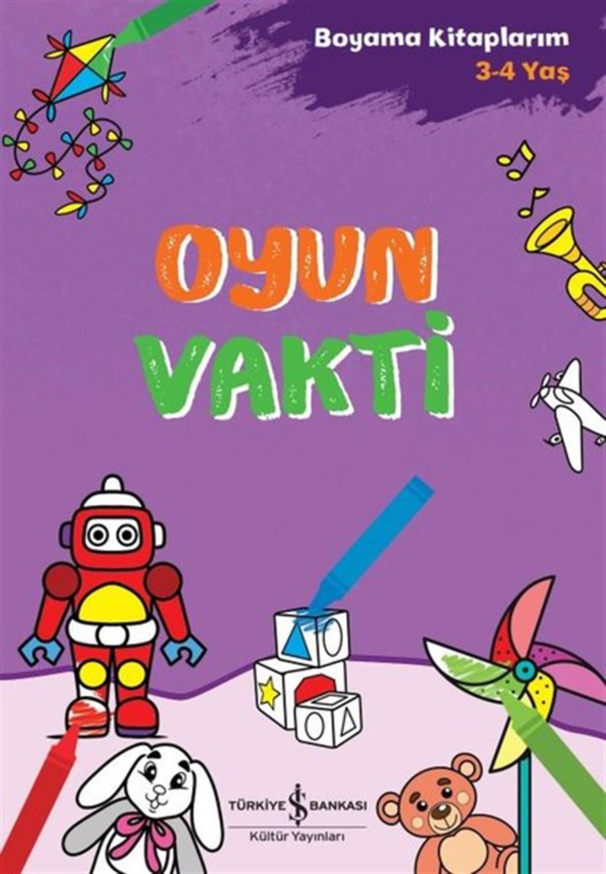 KolektifBoyama KitaplarıOyun Vakti - Boyama Kitaplarım 3-4 Yaş