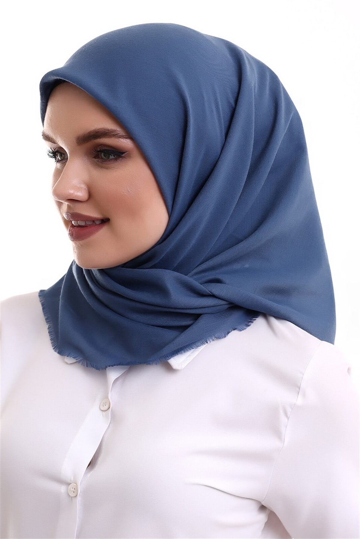 Pamuklu Pano Düz Desensiz Örtü Mavi