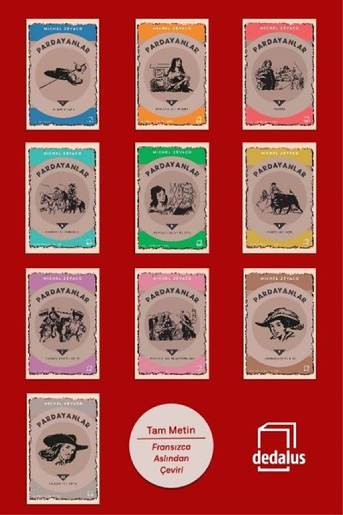 Michel ZevacoDünya RomanPardayanlar Seti - 10 Kitap Takım