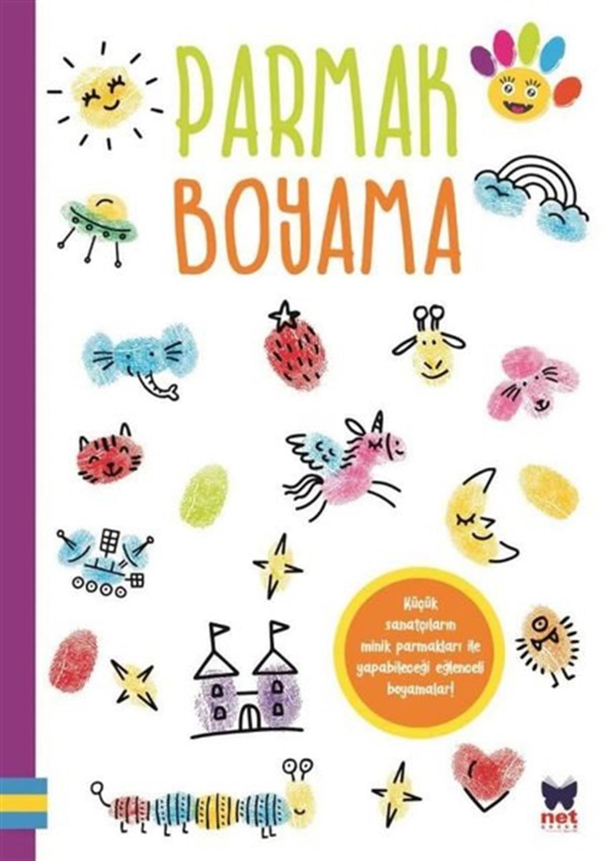 KolektifEgitim Etkinlik KitaplariParmak Boyama - Mor