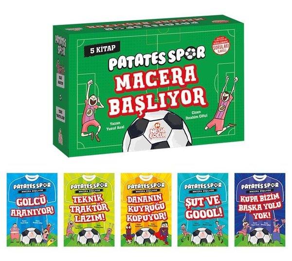 Yusuf AsalÇocuk Gençlik RomanlarıPatatesspor Macera Başlıyor Set + Soru Kitapçığı - 5 Kitap Takım