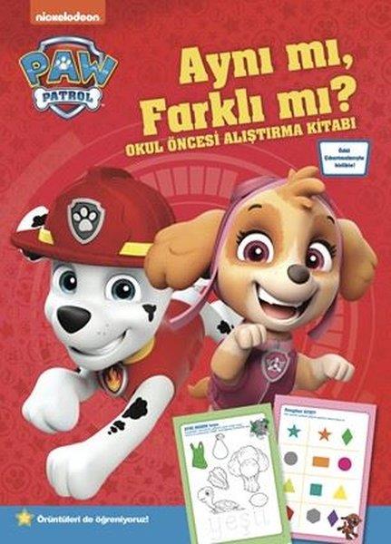KolektifEgitim Etkinlik KitaplariPaw Patrol - Aynı mı Farklı mı? Okul Öncesi Alıştırma Kitabı