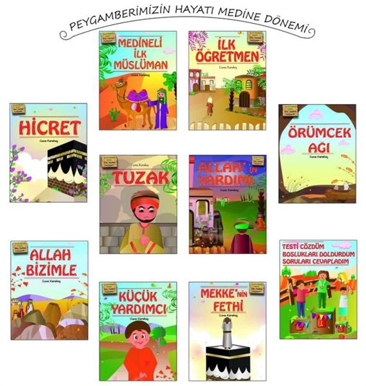 KolektifIslami Çocuk KitaplariPeygamberimizin Hayatı Medine Dönemi Seti - 10 Kitap Takım