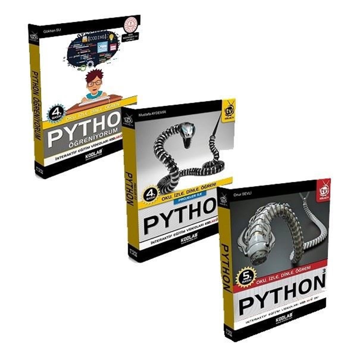 KolektifBilgisayar KitaplarıPhyton Eğitim Seti-3 Kitap Takım