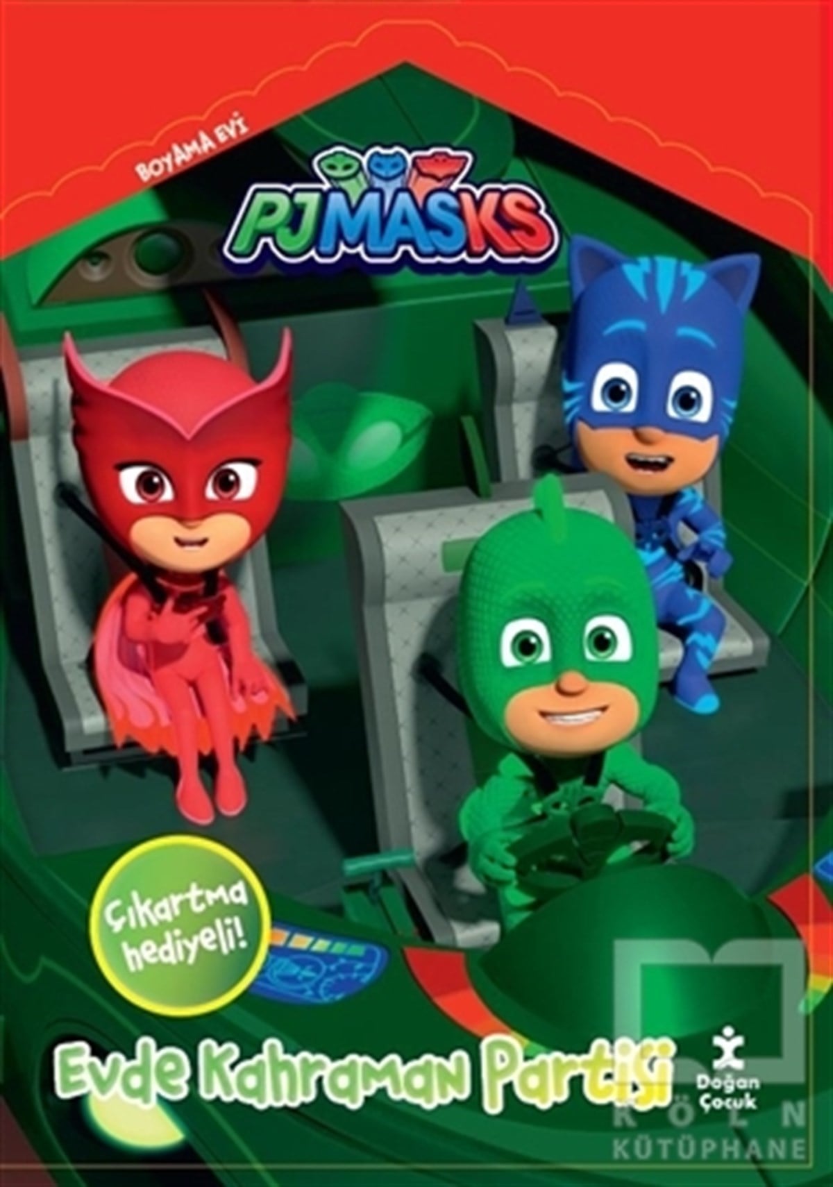 KolektifBoyama KitaplarıPjmasks Boyama Evi Evde Kahraman Partisi