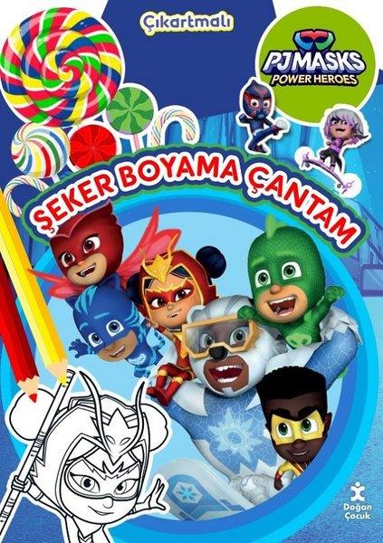 KolektifEgitim Etkinlik KitaplariPjmasks Power Heroes - Şeker Boyama Çantam - Çıkartmalı