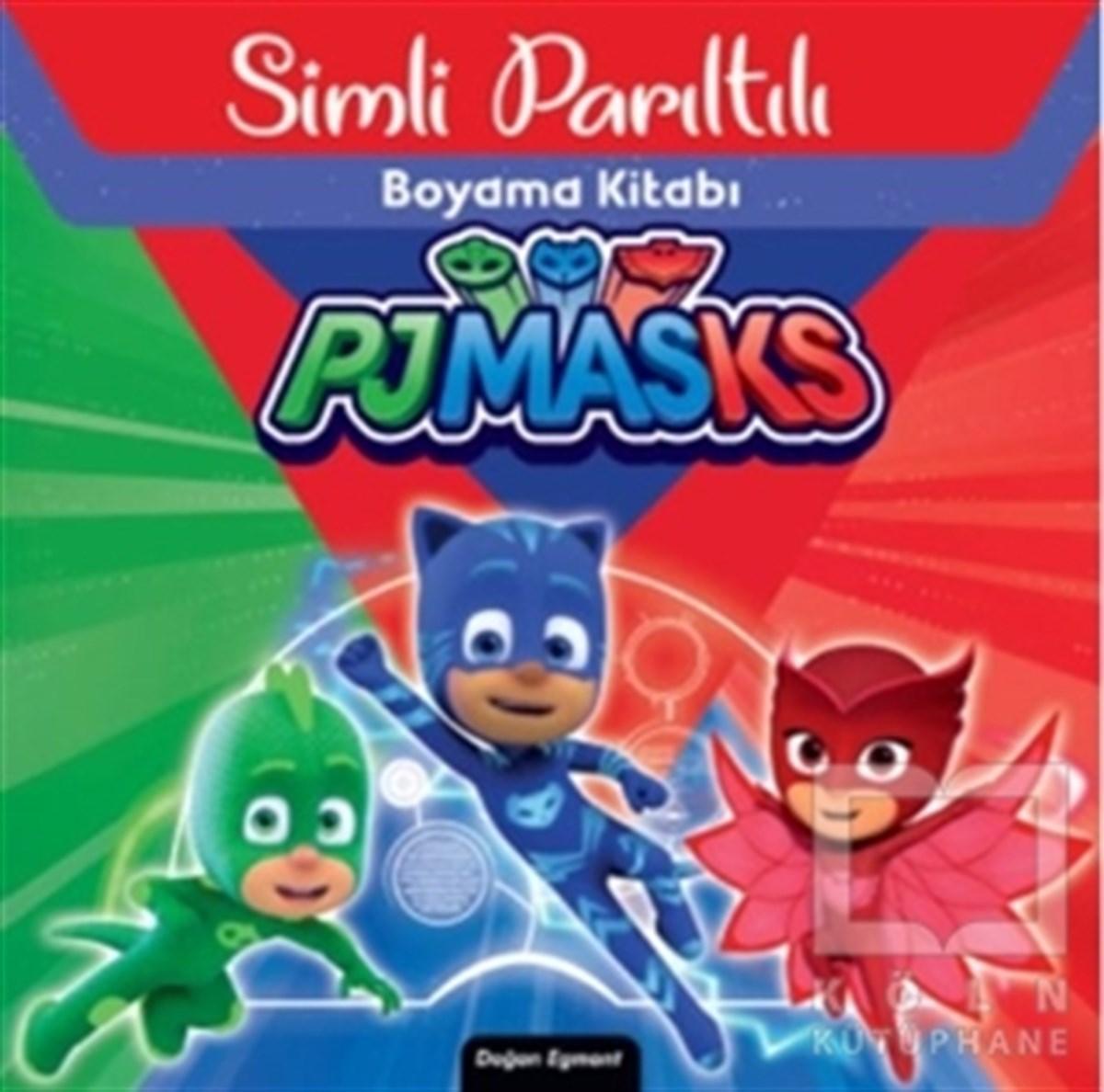 KolektifBoyama KitaplarıPjmasks Simli Parıltılı Boyama Kitabı