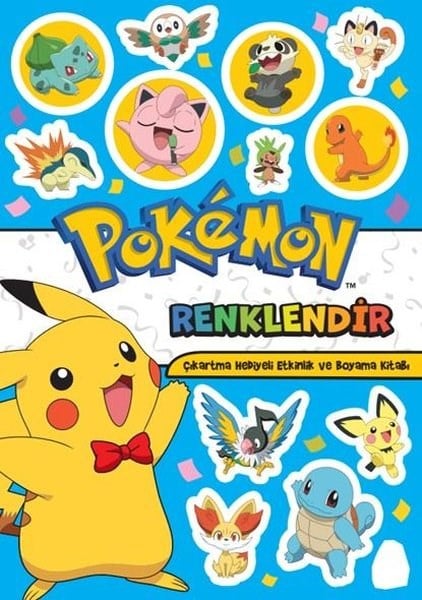 KolektifEgitim Etkinlik KitaplariPokemon - Renklendir Boyama Kitabı