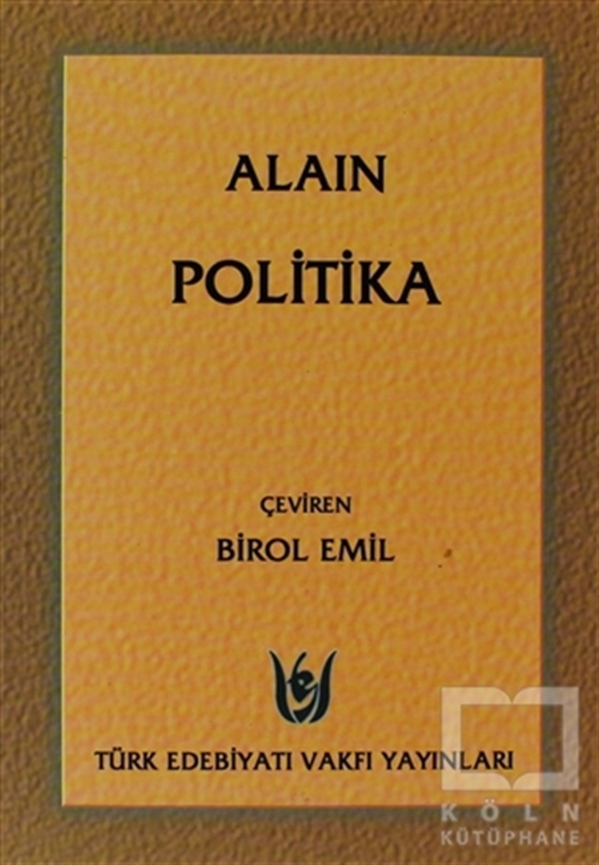 AlainSiyaset BilimiPolitika
