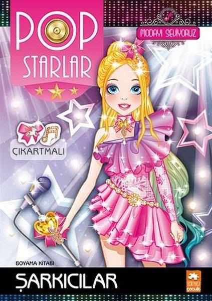 Zivile AgurkyteEgitim Etkinlik KitaplariPop Starlar Şarkıcılar - Modayı Seviyoruz - Çıkarmalı Boyama Kitabı