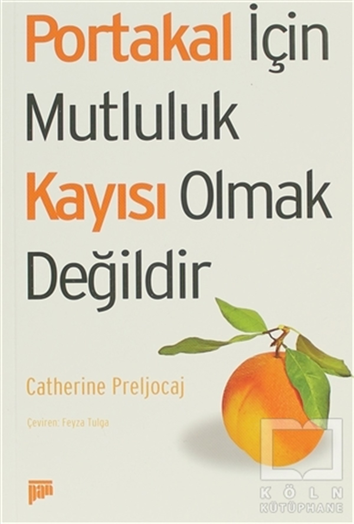 Catherine PreljocajRomanPortakal İçin Mutluluk Kayısı Olmak Değildir