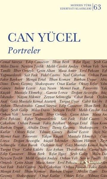 Can YücelTürk ŞiiriPortreler - Modern Türk Edebiyatı Klasikleri 63
