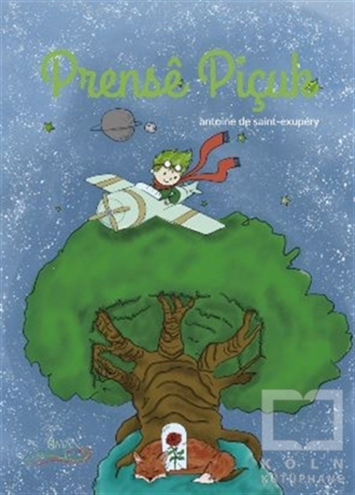 Antoine de Saint-ExuperyÇocuk RomanlarıPrense Piçuk ile Küçük Prens (Türkçe-Kürtçe)