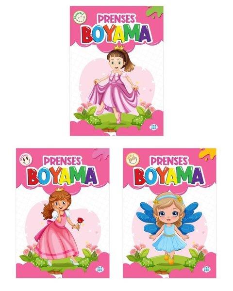 KolektifEgitim Etkinlik KitaplariPrenses  Boyama Seti - 3 Kitap Takım