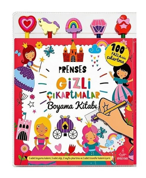 KolektifEgitim Etkinlik KitaplariPrenses Gizli Çıkartmalar Boyama Kitabı