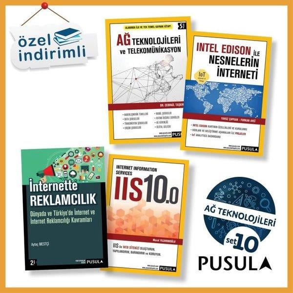 Aytaç MestçiEgitim Etkinlik KitaplariPusula - Ağ Teknolojileri Seti - 4 Kitap Takım