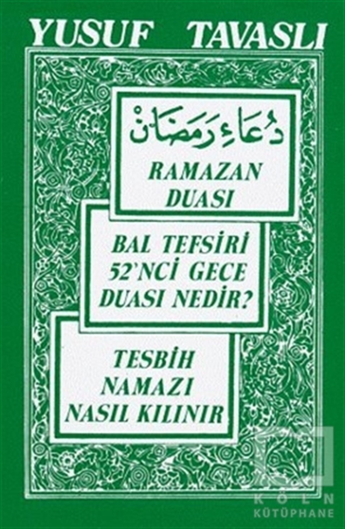 Yusuf TavaslıKuran ve Kuran ÜzerineRamazan Duası (C06)