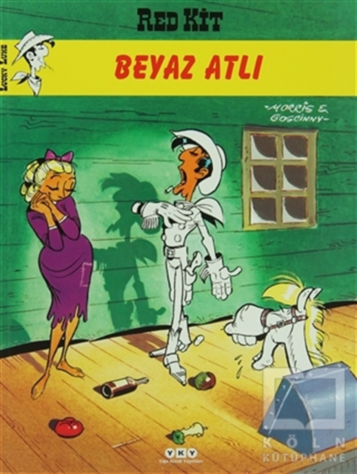MorrisÇizgi RomanlarRed Kit 70 - Beyaz Atlı