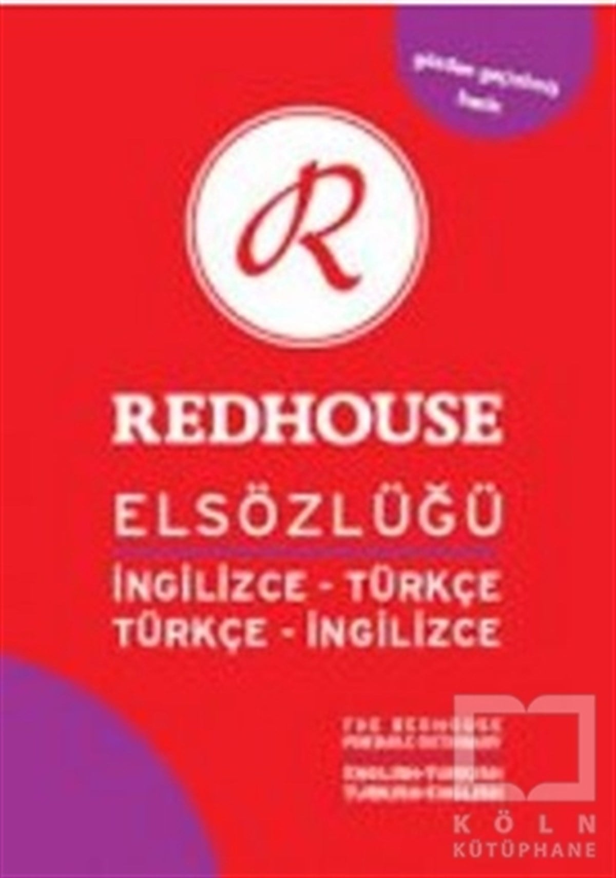 KolektifSözlükler ve Konuşma KılavuzlarıRedhouse Elsözlüğü
