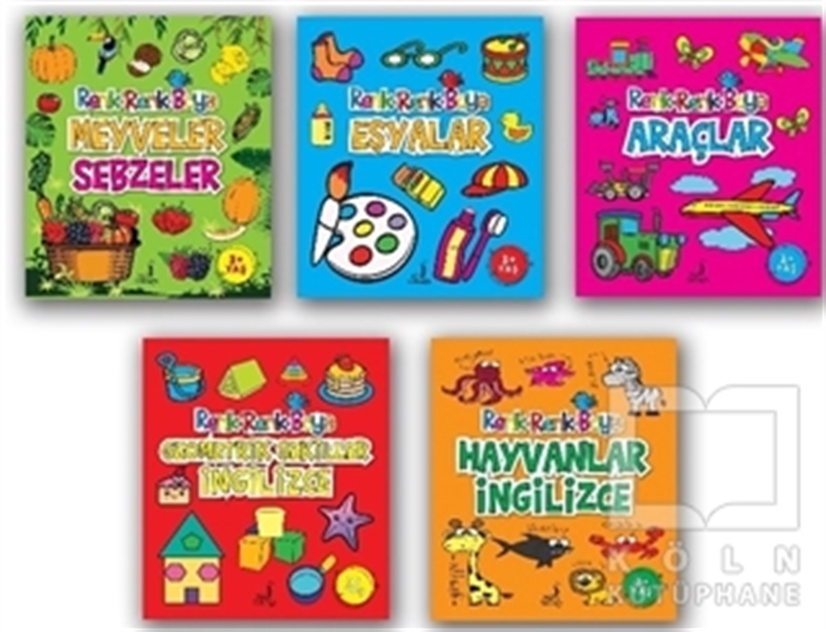 Serkan KarakoçEtkinlik KitaplarıRenk Renk Boya Seti (5 Kitap Takım)