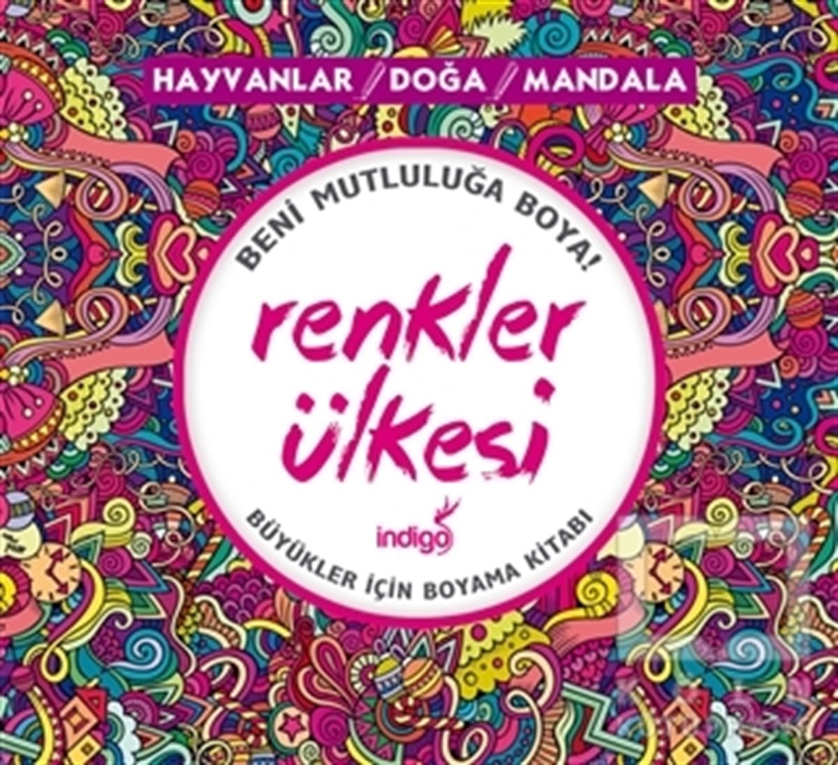 KolektifBüyükler için Boyama - Mandala KitaplarıRenkler Ülkesi: Hayvanlar - Doğa - Mandala