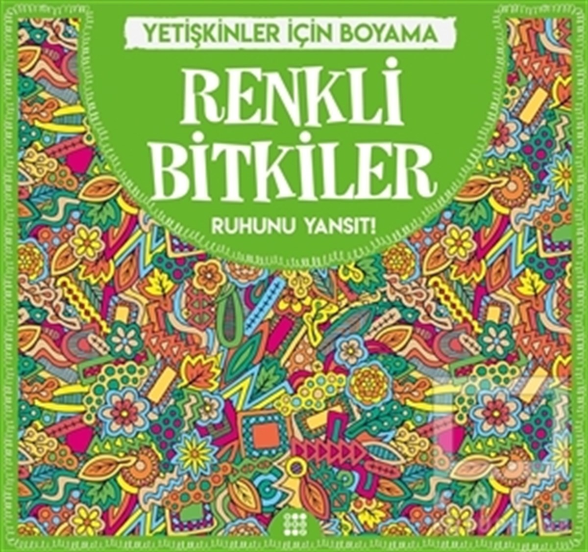 Gizem UlaşBüyükler için Boyama (Mandala) KitaplarıRenkli Bitkiler - Yetişkinler İçin Boyama