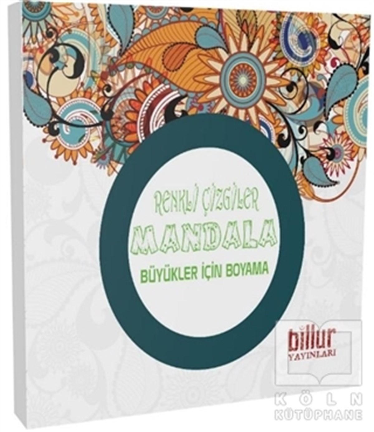 KolektifBüyükler için Boyama (Mandala) KitaplarıRenkli Çizgiler Mandala - Büyükler İçin Boyama