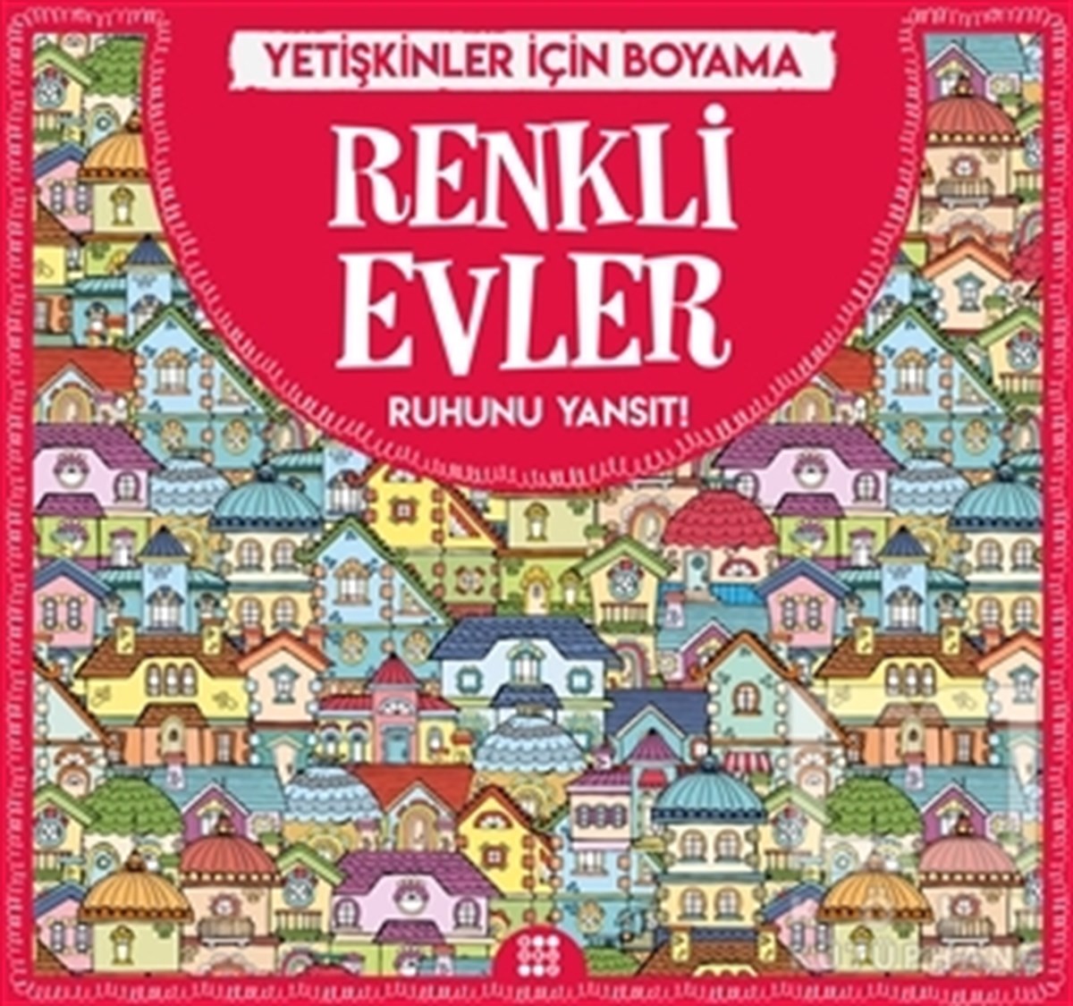 Gizem UlaşBüyükler için Boyama (Mandala) KitaplarıRenkli Evler - Yetişkinler İçin Boyama