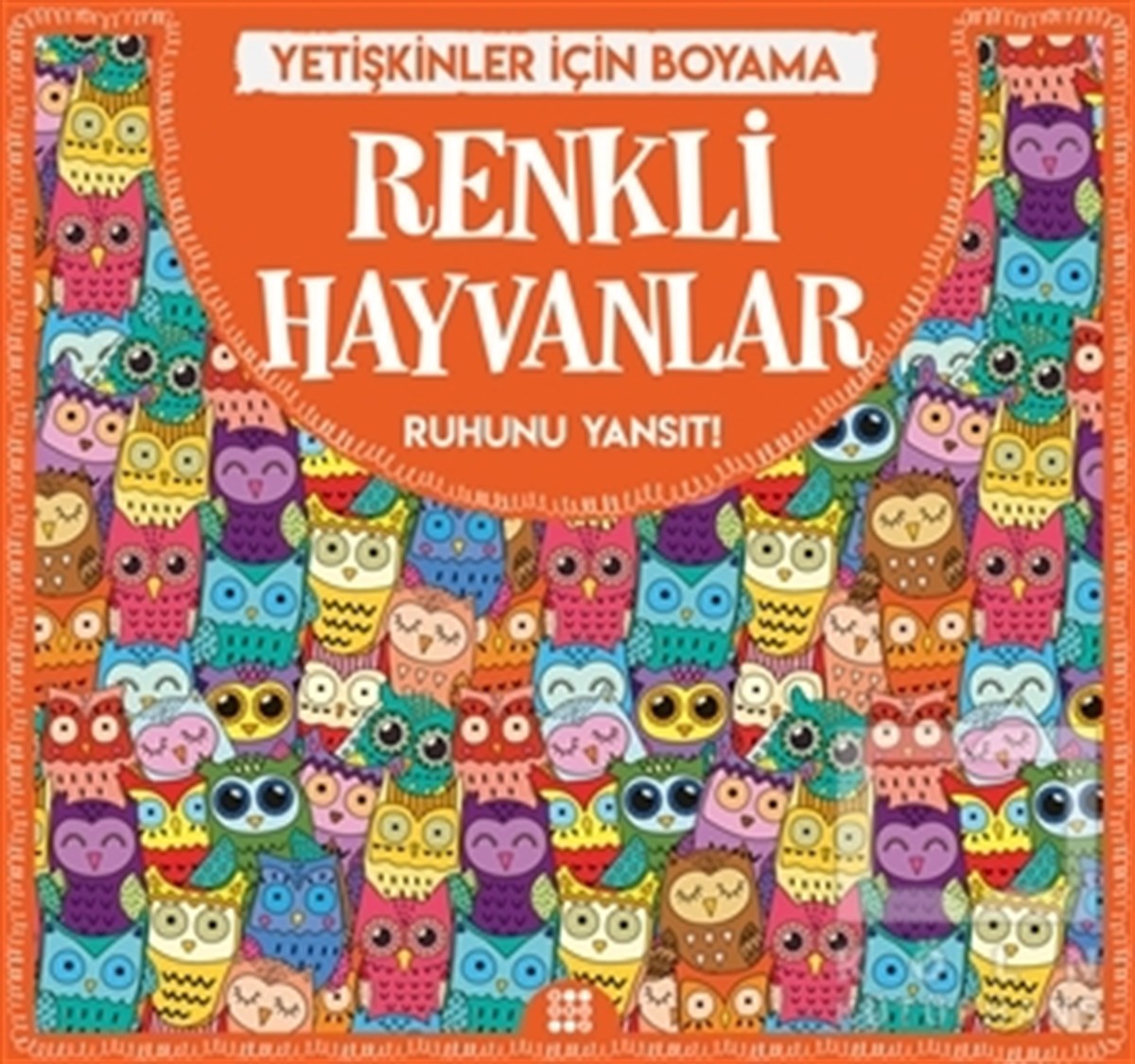 Gizem UlaşBüyükler için Boyama (Mandala) KitaplarıRenkli Hayvanlar - Yetişkinler İçin Boyama