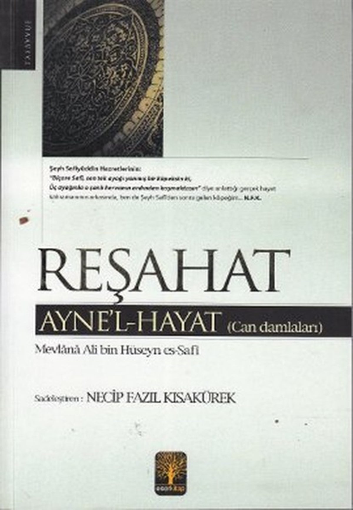 Mevlana Ali Hüseyn Es-SafiTasavvuf KitaplarıReşahat