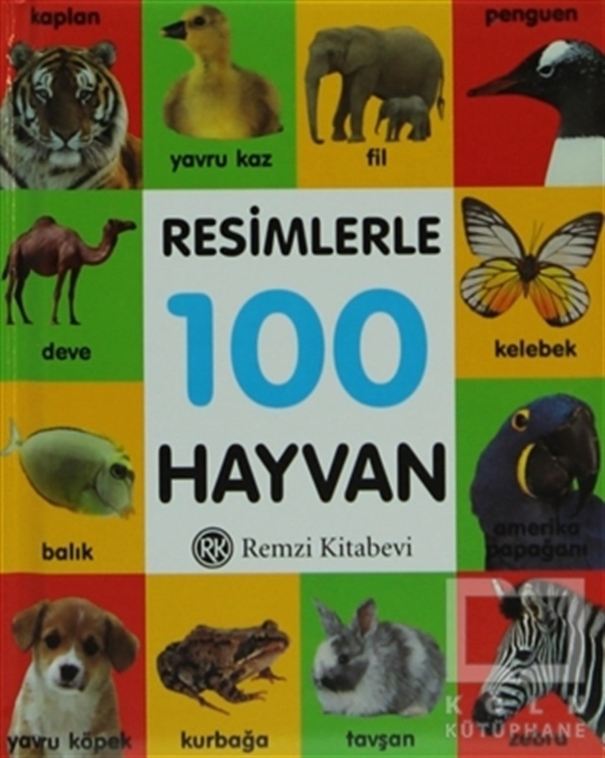 KolektifOkul Öncesi Resimli KitaplarResimlerle 100 Hayvan (Küçük Boy)